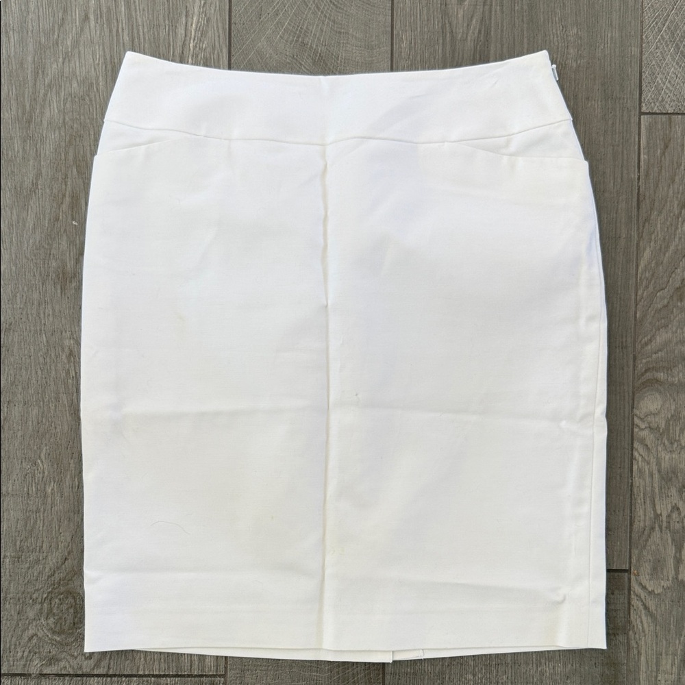 Halogen White Pencil Skirt